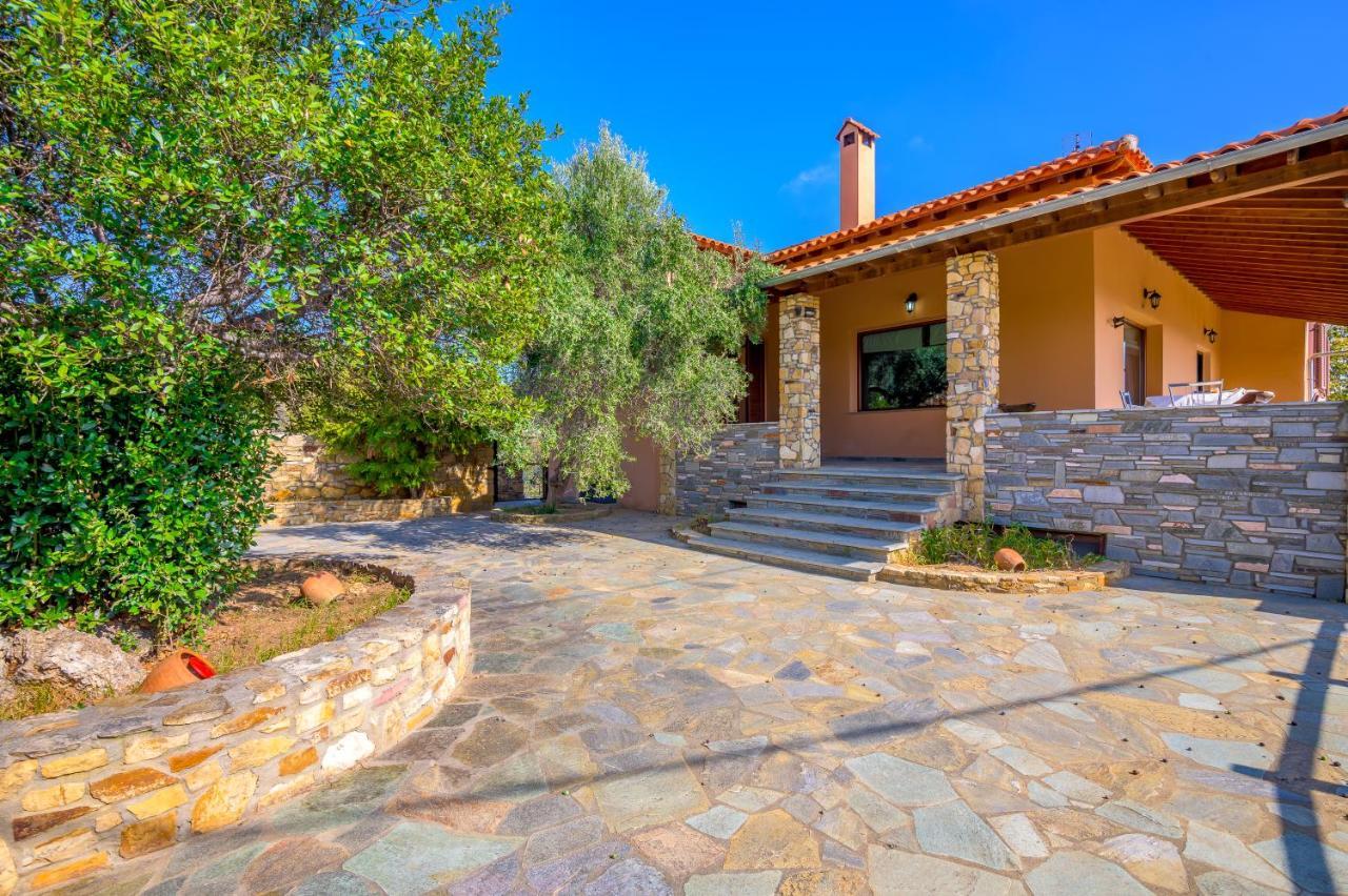 Luxurious Villa With Gorgeous View And Bbq Alexandrúpoli Kültér fotó